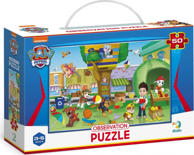 Пъзел с търсене на картинки PAW PATROL 50 части DODO