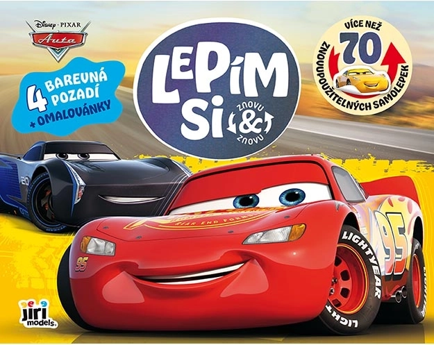 I Stick Again and Again: Cars – Reusable Static Stickers