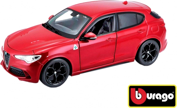 Модел автомобил Bburago 1:24 Alfa Romeo Stelvio червен