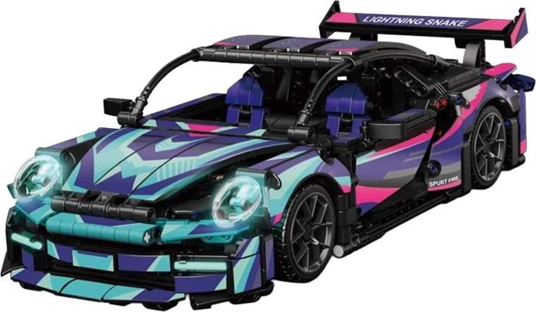 Sports Car Building Set, 1116 Pieces