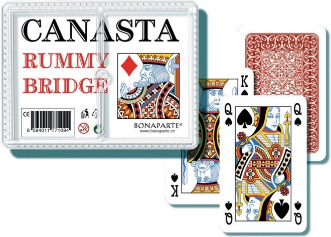 Карти Canasta в пластмасова кутийка