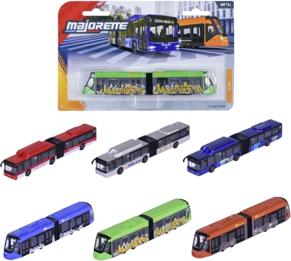 Metal model of a city bus or tram - 1 piece