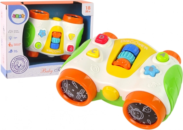 Интерактивен детски далекоглед със светлина и звуци BABY TELESCOPE