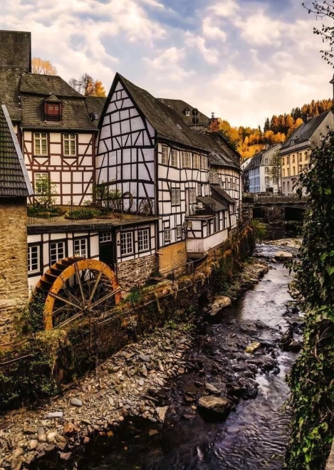 Puzzle 1000 pieces Germany postcard RAVENSBURGER