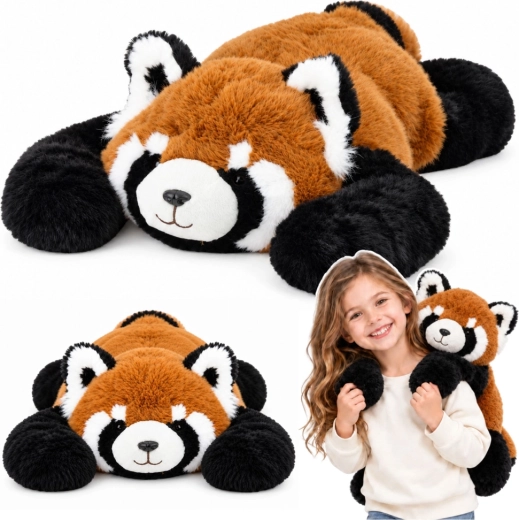 Large Red Panda Plush Toy with Long Paws 60 cm