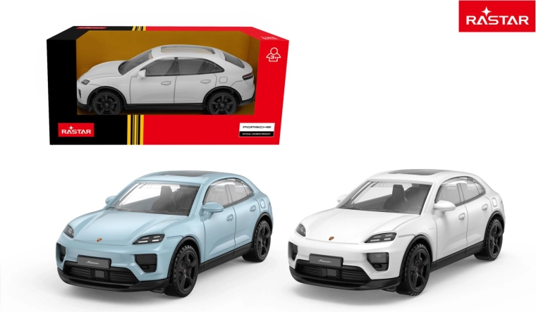 Метална количка Porsche Macan Rastar 1:43 синя - 1 брой