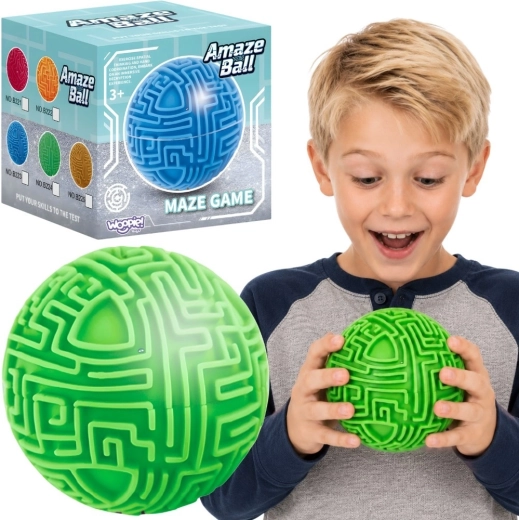 Woopie Amaze Ball – зелена 3D лабиринтна топка
