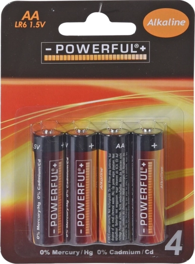 Алкални батерии AA 1,5 V, 4 бр.