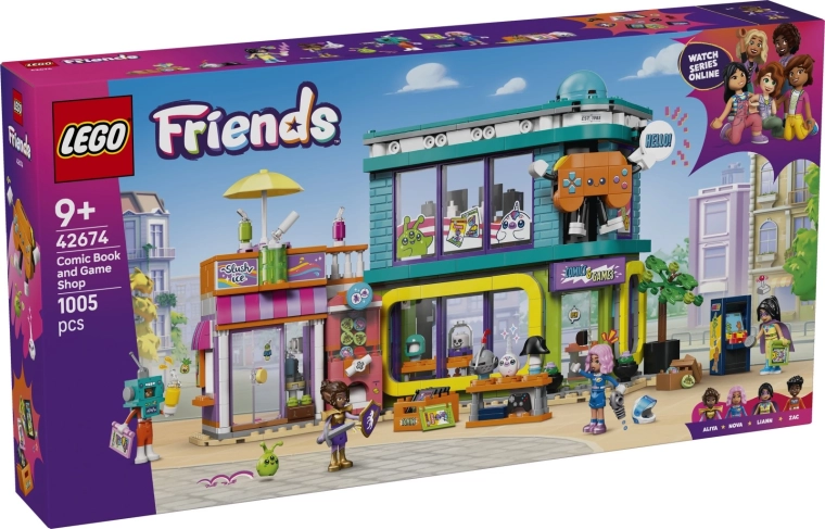 LEGO Friends магазин за комикси и игри