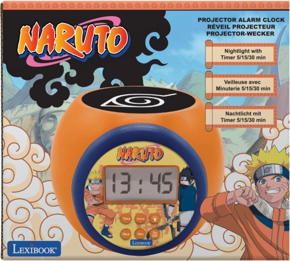 Lexibook Naruto Alarm Clock with Ceiling Projector