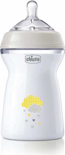 Chicco Natural Feeling антиколик бебешко шише 330 мл за момчета 6м+