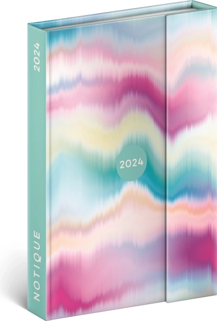 Седмичен магнитен дневник 2024 батик, 11 × 16 см