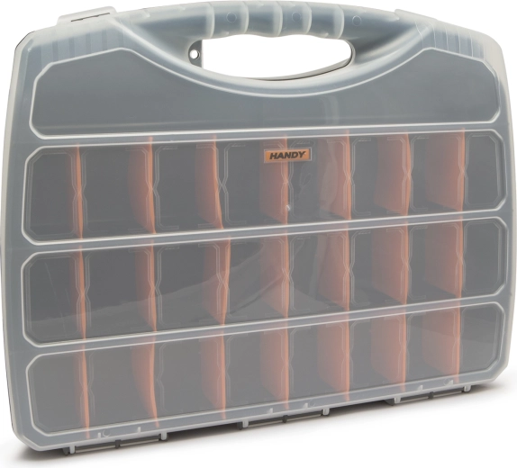 Plastic accessory storage case
