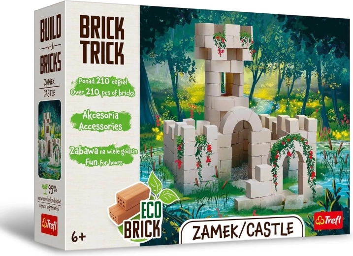 Trefl Brick Trick Castle Building Set, 210 Pieces