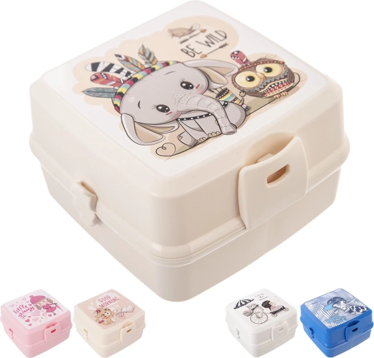 Кутия за закуска Orion Hobby с разделение 15 × 15 × 9 см (микс цветове)