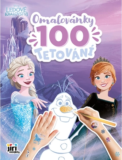 Книжка за оцветяване и 100 татуировки Frozen – Леденото кралство