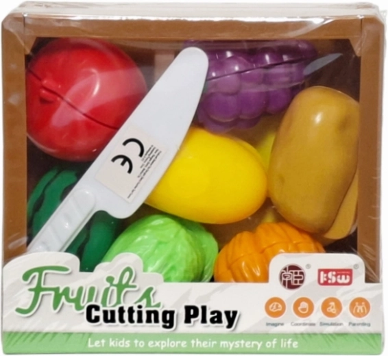 Fruit and Vegetables for Cutting in a Crate