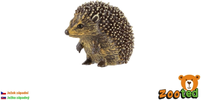 Western hedgehog figurine Zooted 4 cm