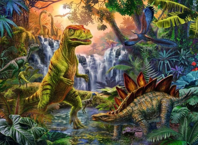 Puzzle in the Dinosaur Kingdom XXL 100 pieces
