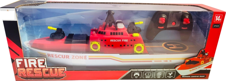 Sparkys RC Fire Rescue Boat 1:10 with functional water cannon