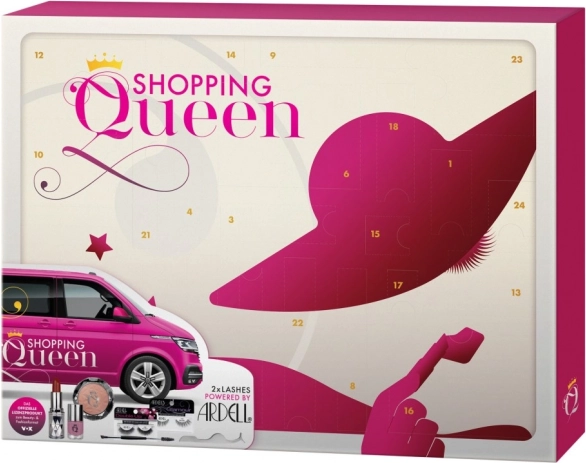 SHOPPING QUEEN Advent Calendar with cosmetics and ARDELL false lashes