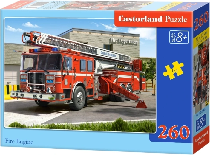 Children's Jigsaw Puzzle Fire Truck, 260 Pieces
