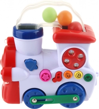 Музикално влакче за най-малките със светлини и звуци