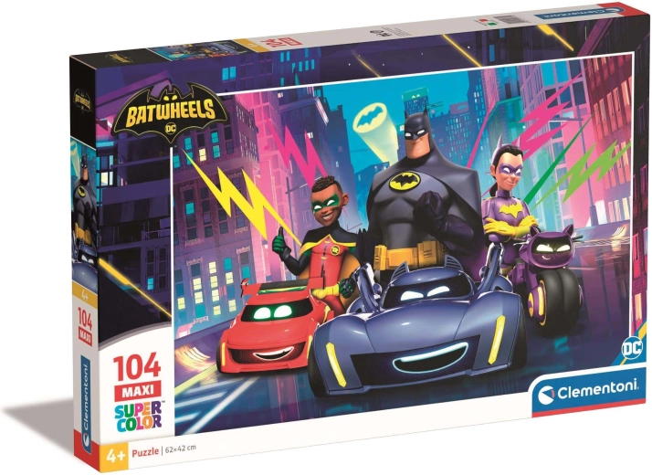 Puzzle 104 Pieces Maxi Batwheels