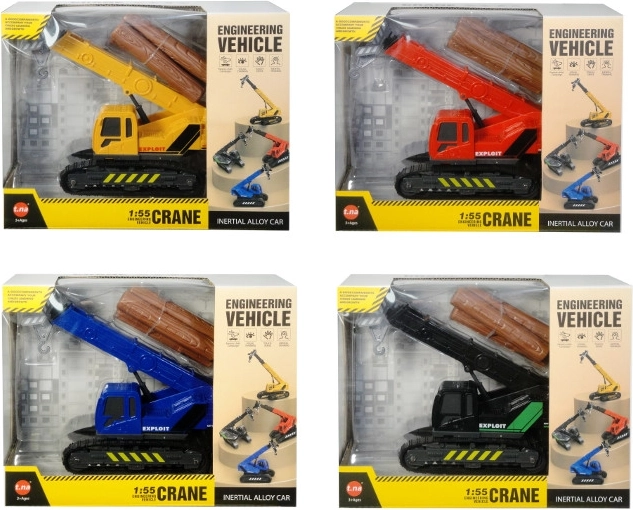 Metal construction crane – children's toy