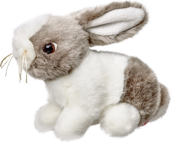 Plush Grey-White Rabbit 16 cm Beppe ZOO