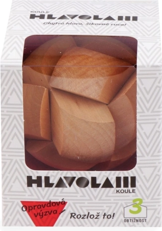 Дървен пъзел Топка