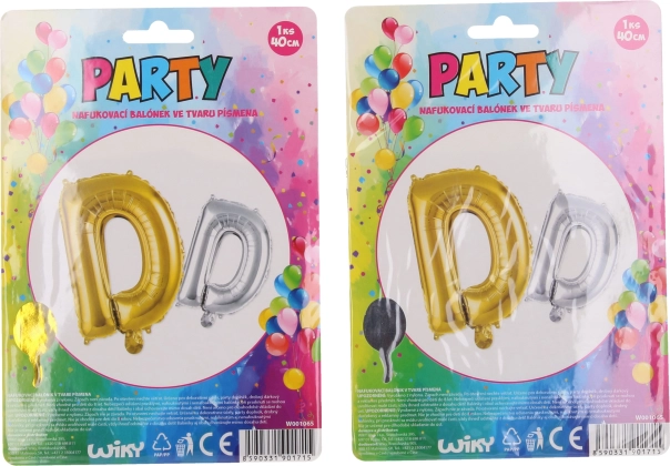 Надуваем балон във форма на буква D