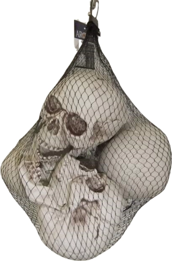 Skull Party Decorations in a Bag, 6 pcs