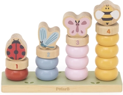 Viga Spring Wooden Counting Learning Puzzle