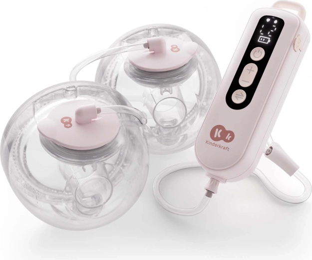 Kinderkraft gentleflow gold двойна hands-free електрическа помпа за кърма