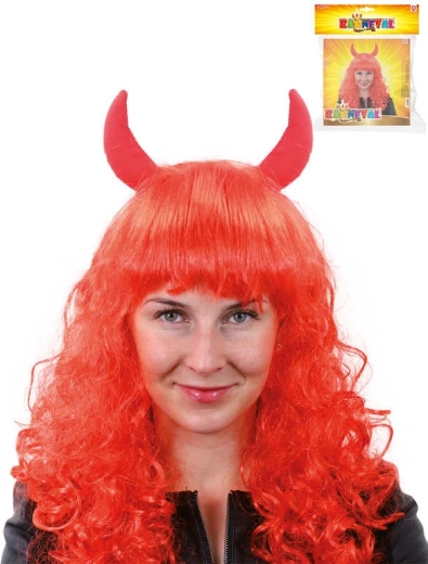 Devilish Wig with Horns