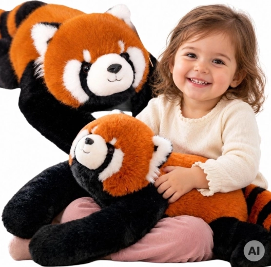 WOOPIE Weighted Sensory Plush Red Panda 1 kg