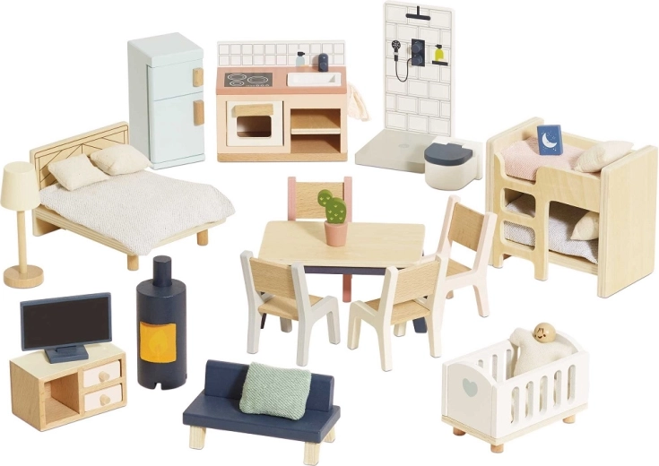 Le Toy Van Dollhouse Furniture Starter Set
