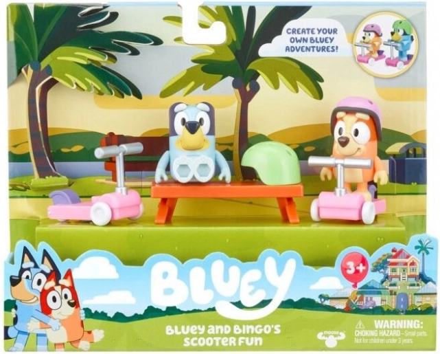 Bluey - Каране на тротинетка
