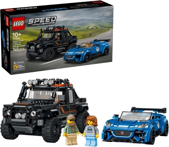 LEGO Speed Champions Jaguar Project 7 и Land Rover Defender