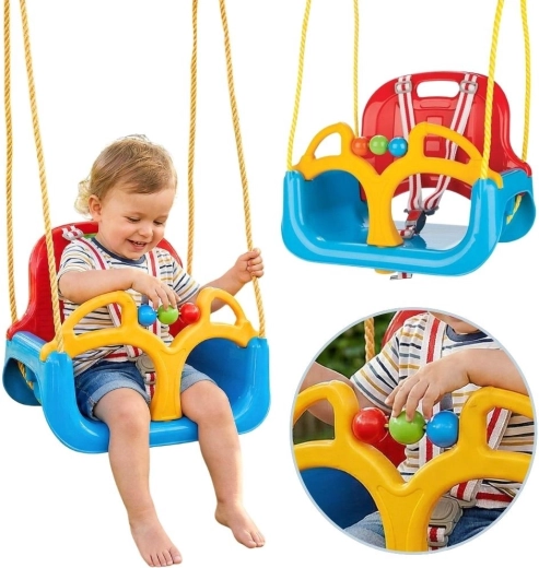 Woopie 3-in-1 Children's Swing, Blue