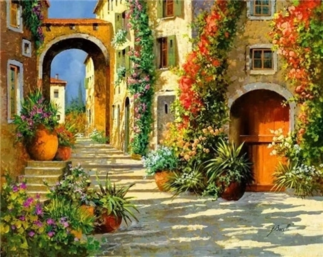 Norimpex Paint by Numbers Balkan City 40 × 50 cm