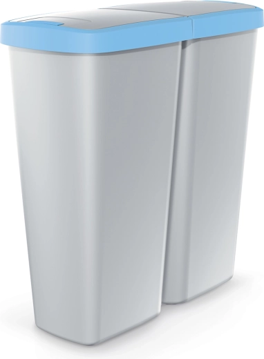 коше за разделно събиране на отпадъци Prosperplast Compacta Q Duo 50 l