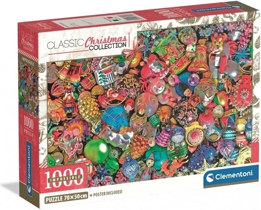 Clementoni Impossible puzzle 1000 pieces – Christmas Collection Jolly Christmas