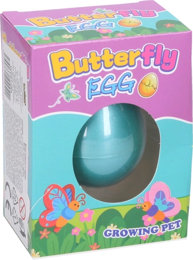 Growing egg with butterfly 6.5 cm
