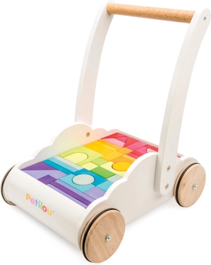 Дървена проходилка Rainbow Cloud с кубчета Le Toy Van