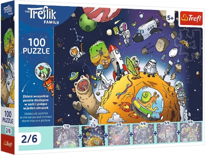 Treflik in Space Puzzle (100 pieces)