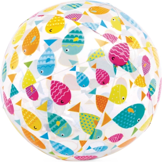 Надуваема плажна топка весели рибки 51 cm INTEX
