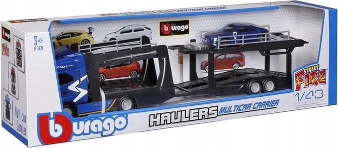 Bburago Street Fire транспортьор за автомобили Iveco в мащаб 1:43