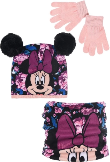 Шапка, шал и ръкавици Minnie
